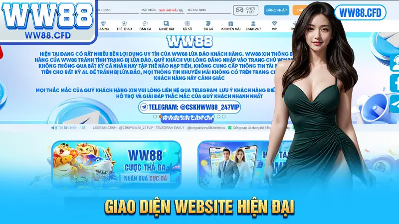 Giao diện website hiện đại
